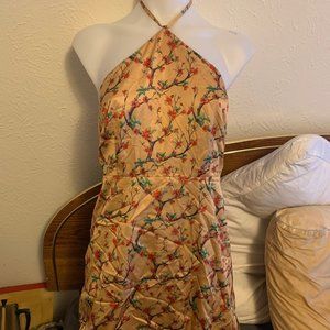 Gold Flowered Halter by E.ssue